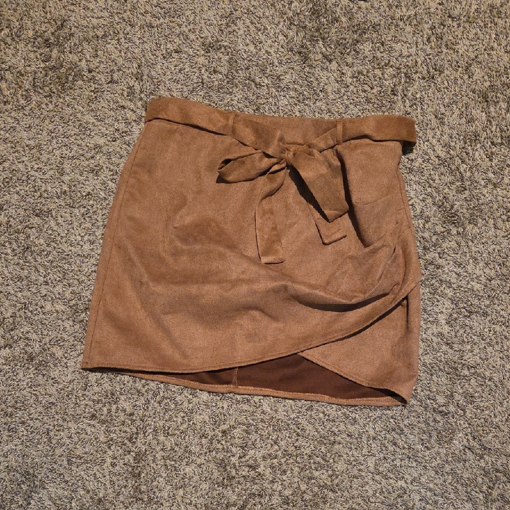 Brown Wrap Skirt